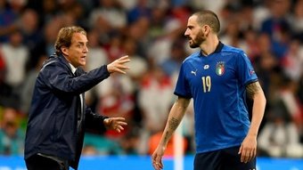 Bonucci backs Mancini, confirms he will not quit internationals after Italy's World Cup failure