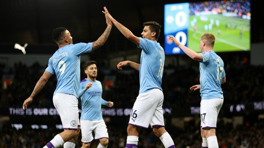City won 2-0. GOAL