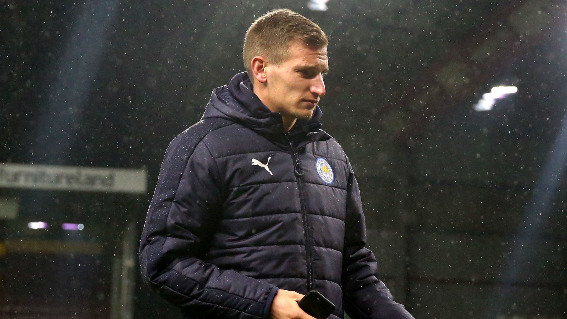 Leicester City's Marc Albrighton. Goal