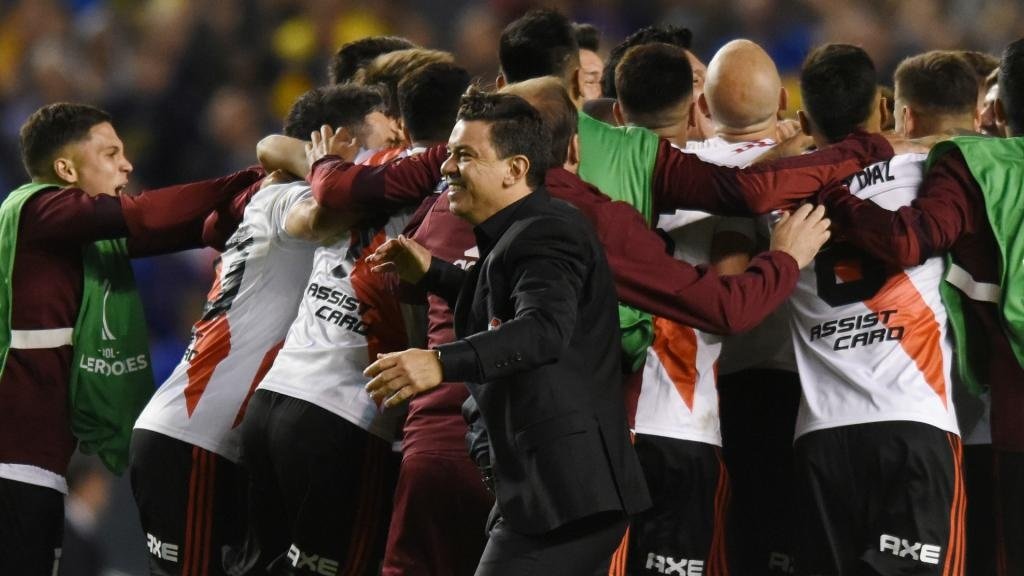 Gallardo overjoyed after guiding River past Boca in Copa Libertadores