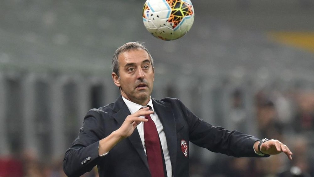 Giampaolo bemoans hesitant Milan after derby defeat.