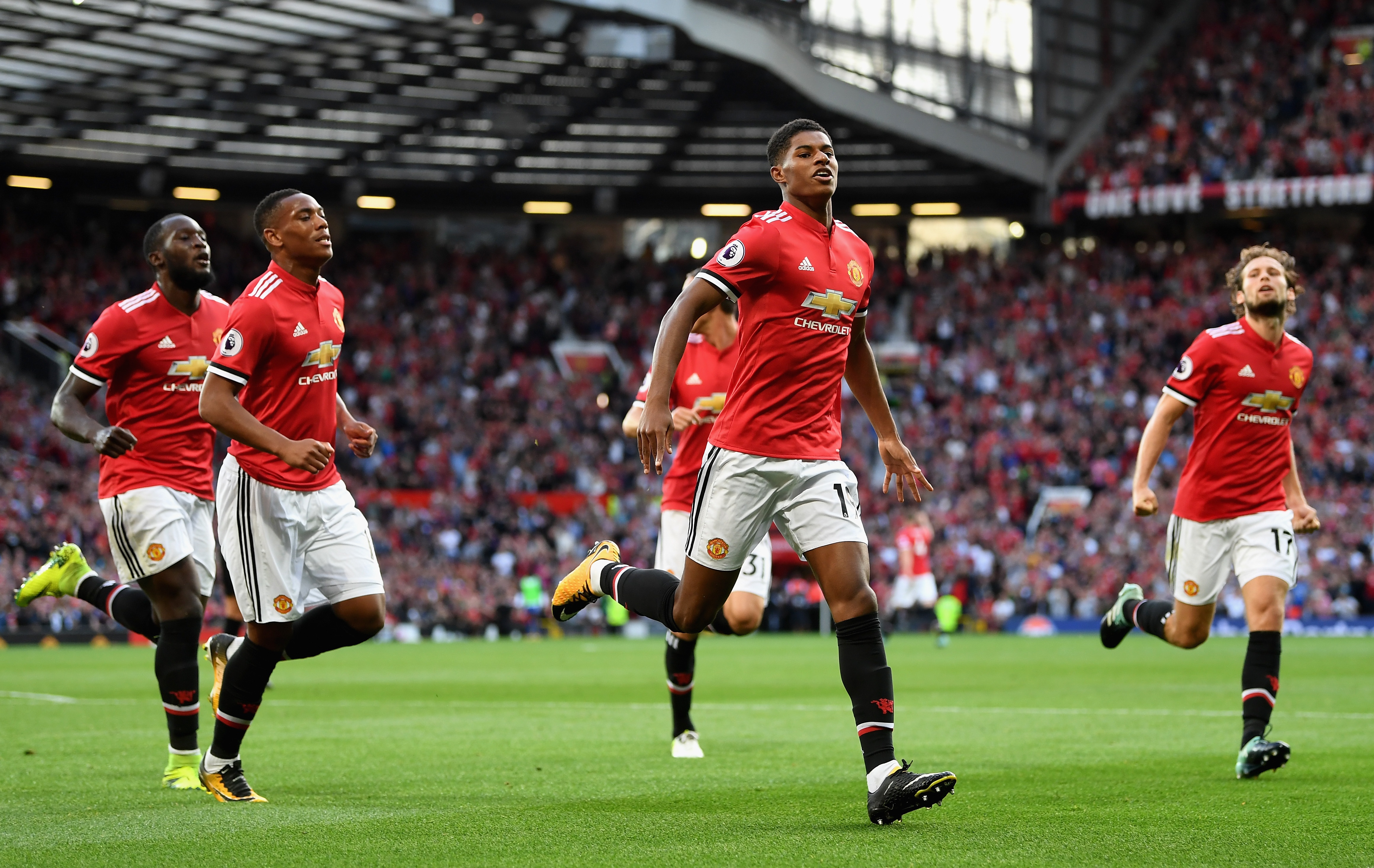 Marcus Rashford, buteur pour Manchester United. GOAL