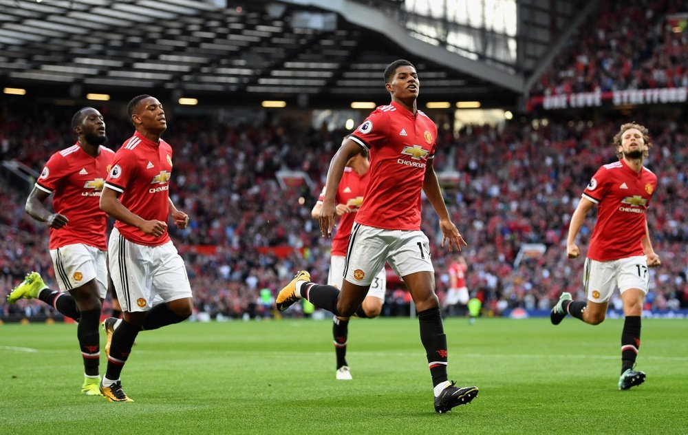 Marcus Rashford, buteur pour Manchester United. GOAL