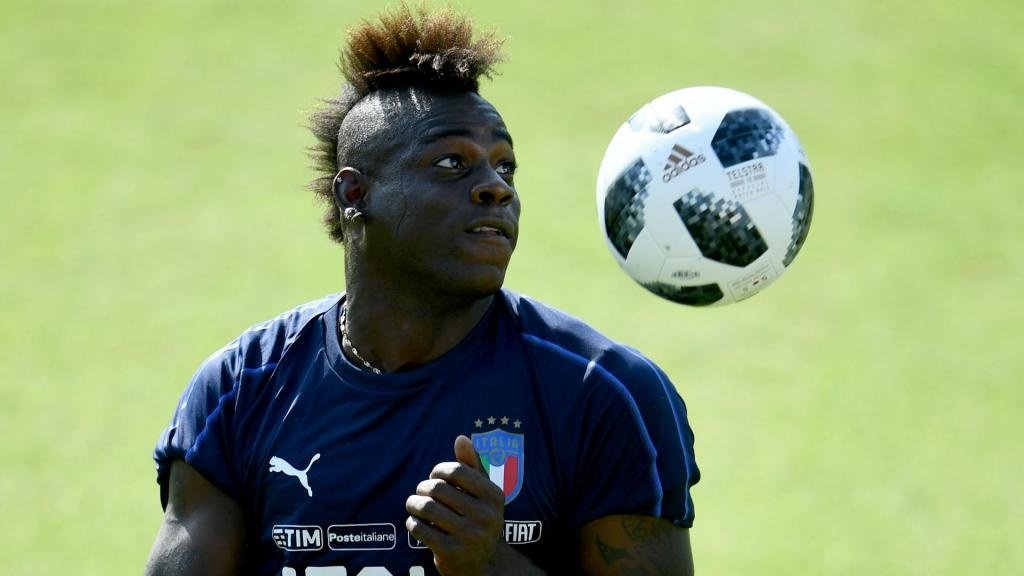 Balotelli received an Italy recall. GOAL