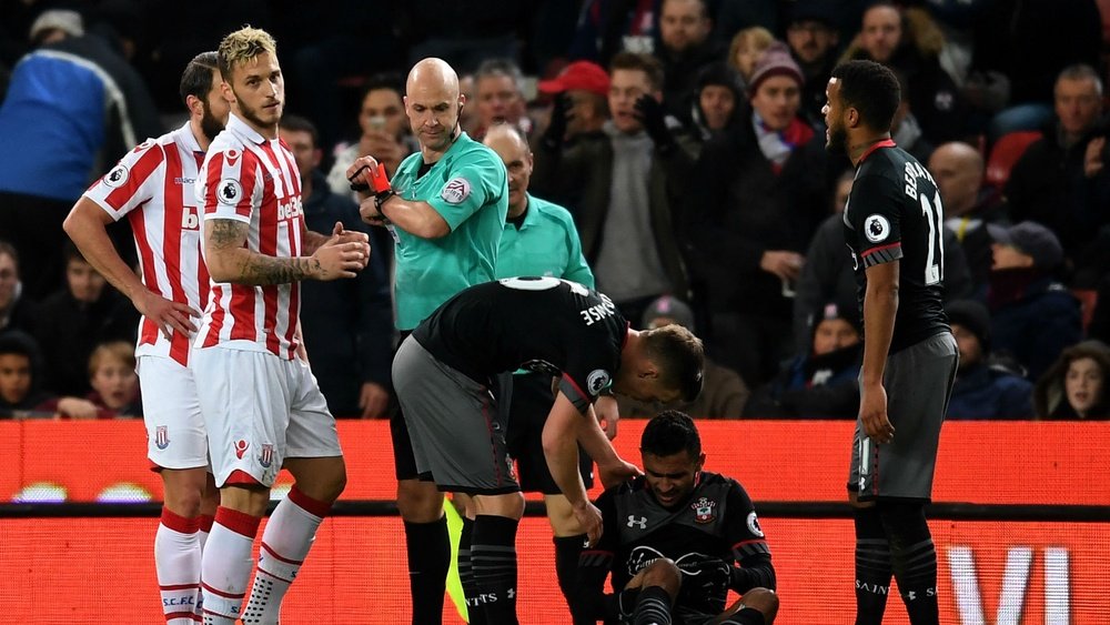 Marko Arnautovic Premier League Stoke v Southampton 141216