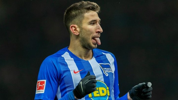 Liverpool's Grujic to stay at Hertha for another season