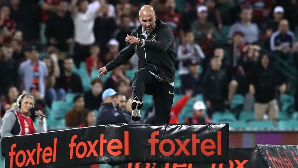 Western Sydney Wanderers boss Babbel was sent off this weekend. GOAL