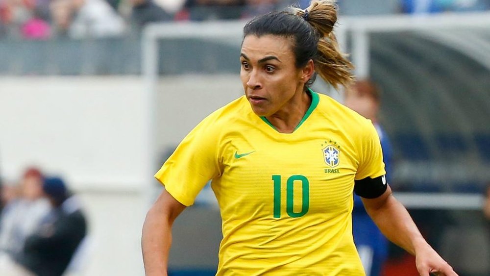 Marta is one of football's most famous female players. GOAL