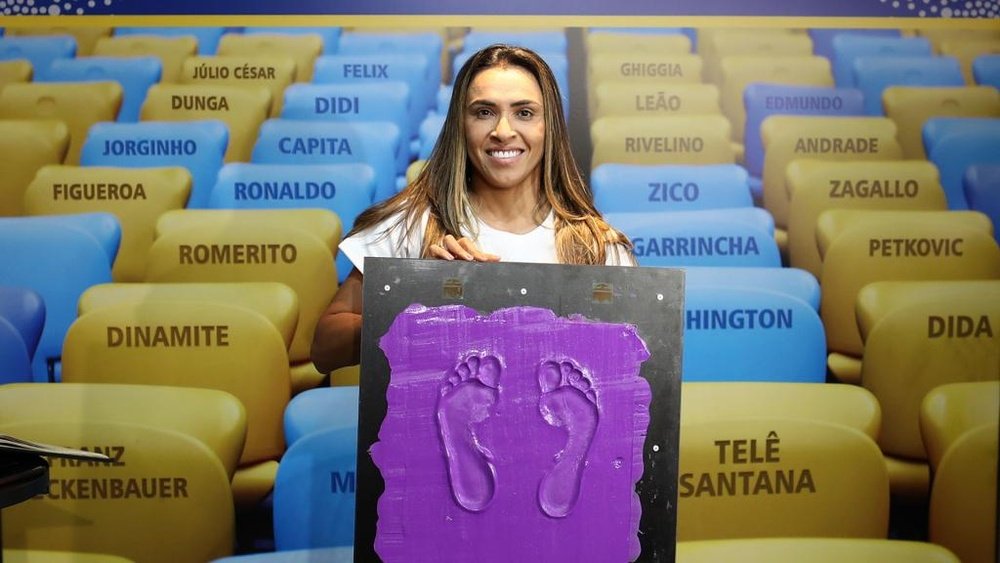Marta Vieira Calcada da Fama Maracanã. Goal