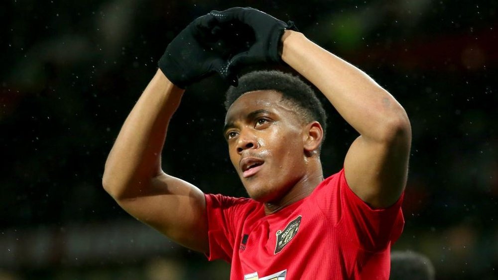 Martial s'est relevé, et Manchester United aussi. AFP