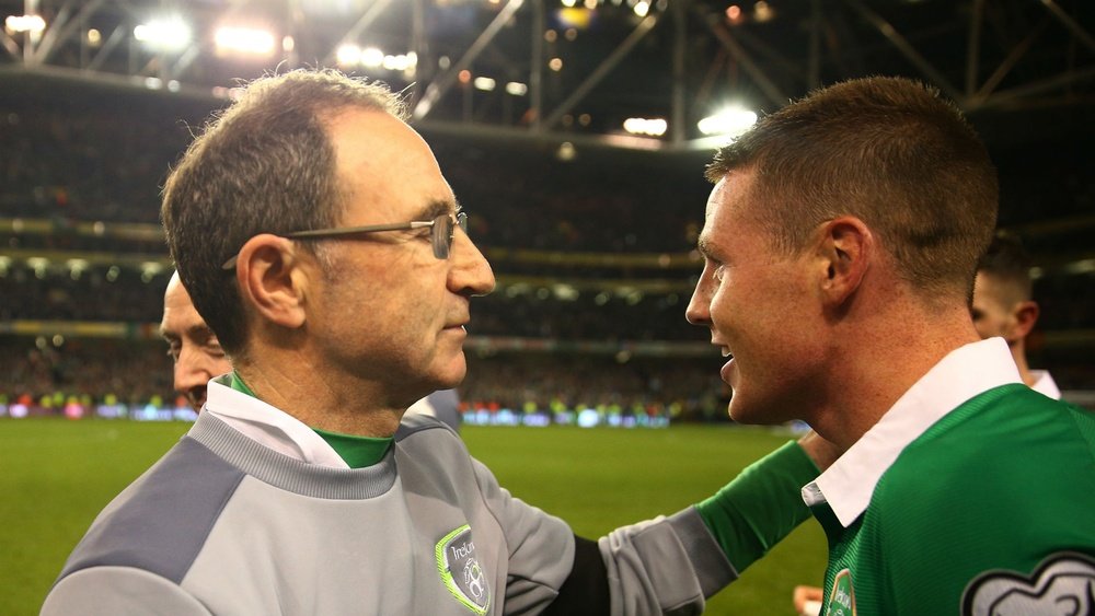 Martin ONeill and James McCarthy