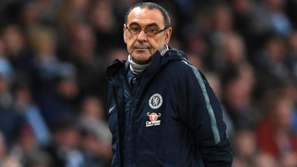 Sarri is positive about his Chelsea future. GOAL
