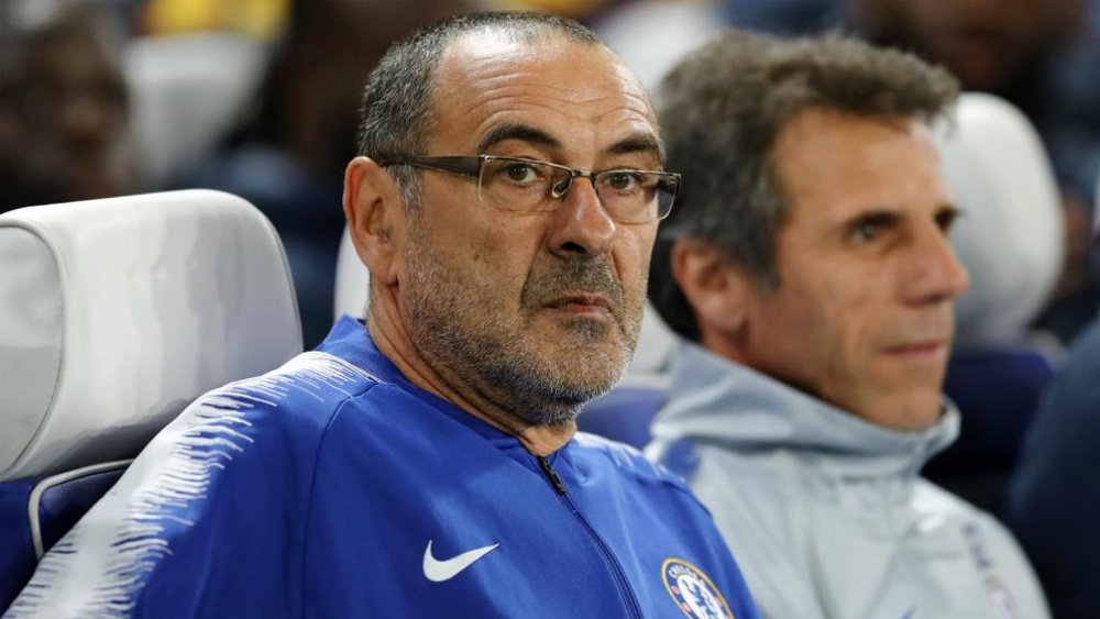 Sarri condemns the alleged racist abuse of Raheem Sterling by Chelsea supporters. GOAL