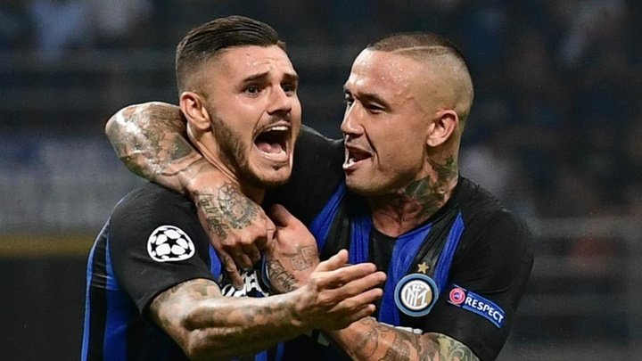 Icardi e torcida fanática da Inter de Milão são exaltados após virada sobre o Tottenham