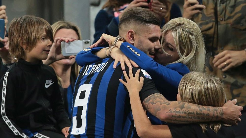 Icardi was omitted from Inter's Europa League squad recently. GOAL