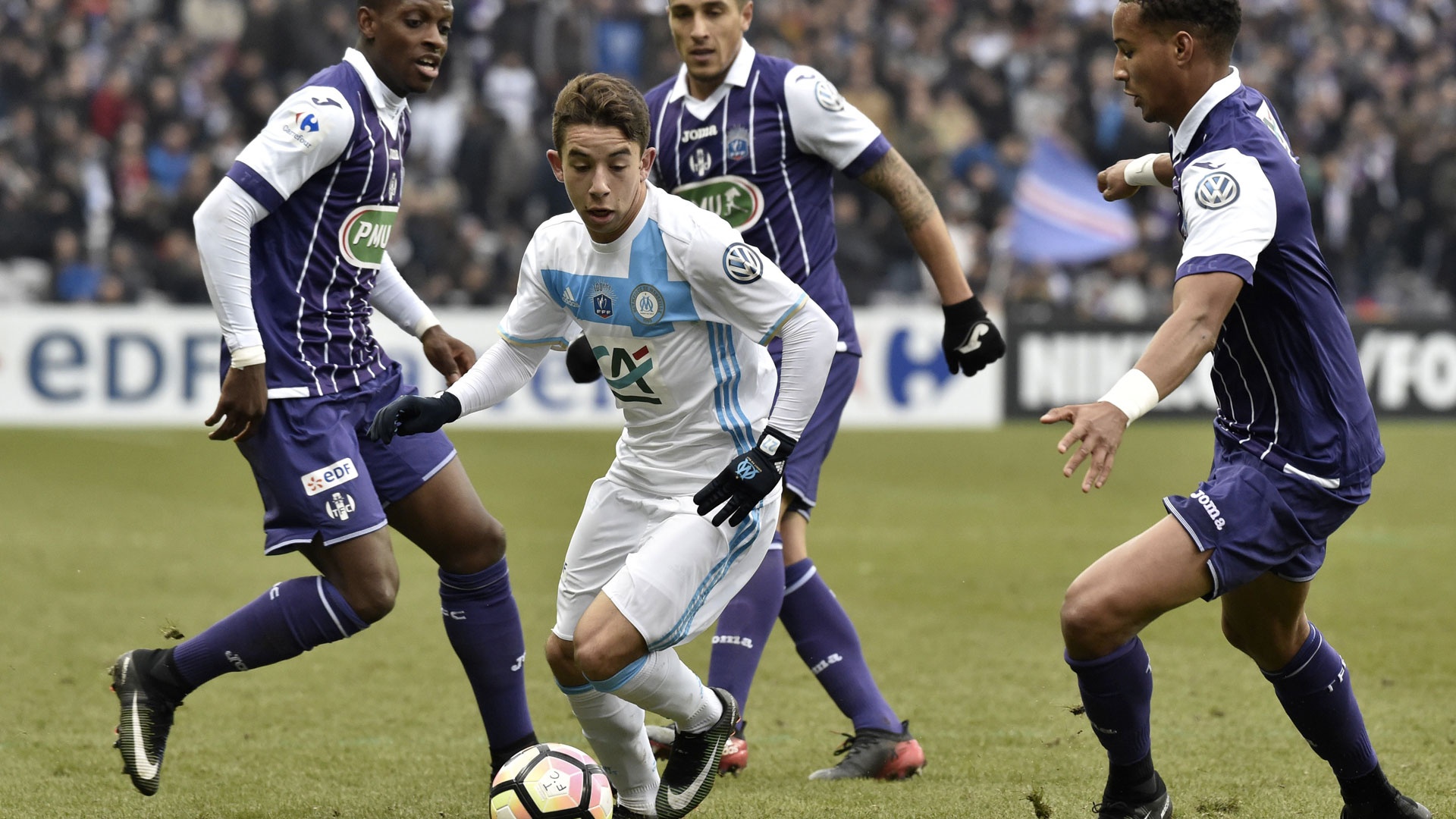 Le jeune de l'Olympique de Marseille, Maxime Lopez. Goal