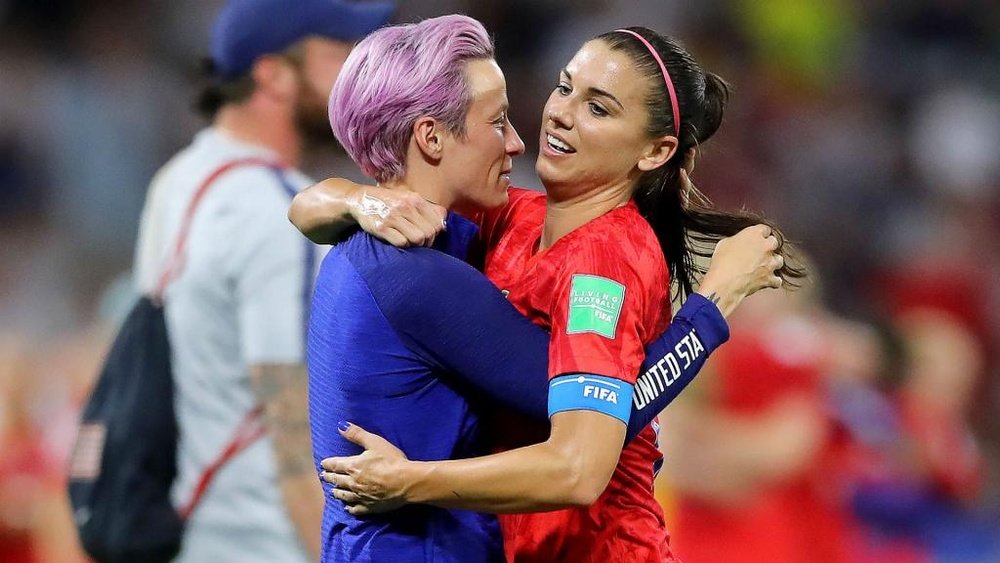 Morgan's teammate Rapinoe has been vocal about her plans to boycott the White House. GOAL