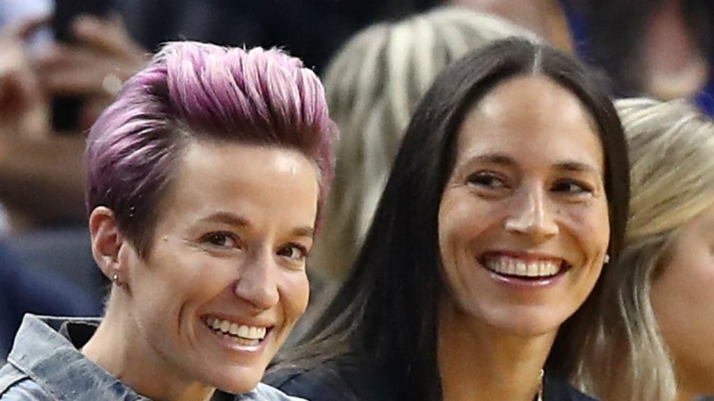 Megan Rapinoe Serenades Fiancée Sue Bird at Number Retirement Ceremony