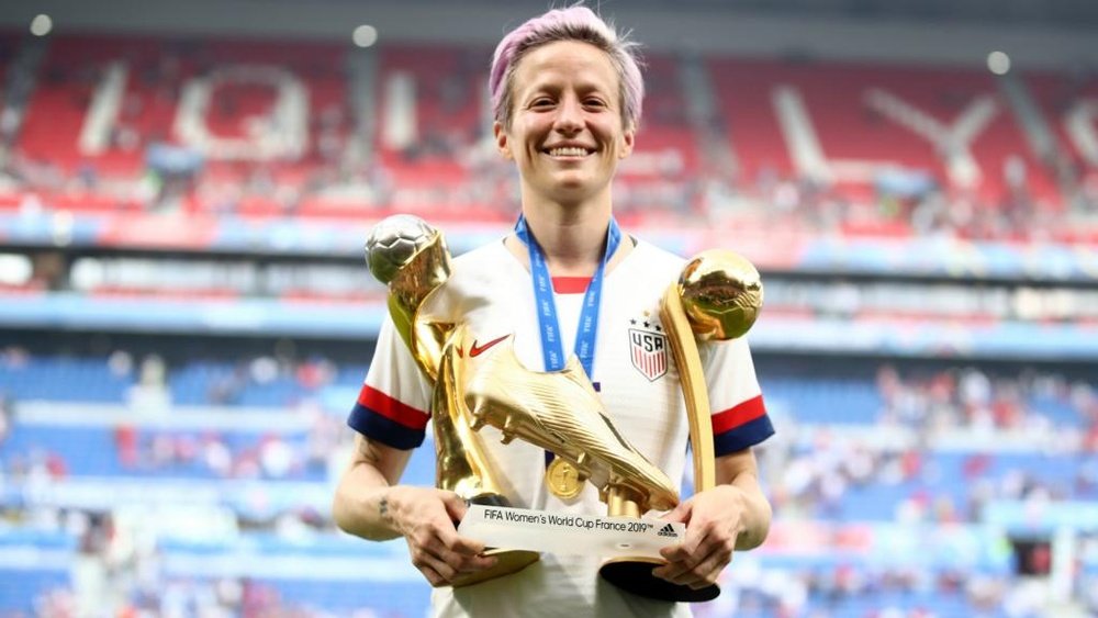 Rapinoe had a great WWC and is on The Best shortlist. GOAL