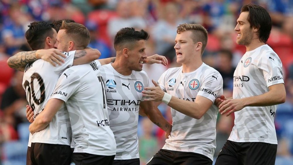 Melbourne City eased to victory over Newcastle Jets. GOAL