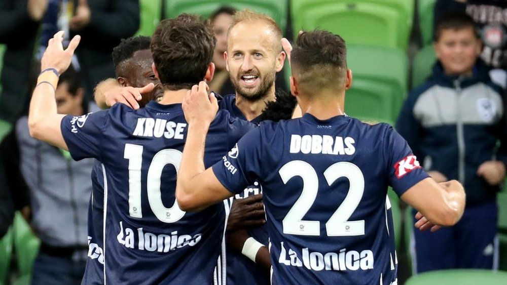 Melbourne Victory were far too strong Newcastle in their A-League clash. GOAL