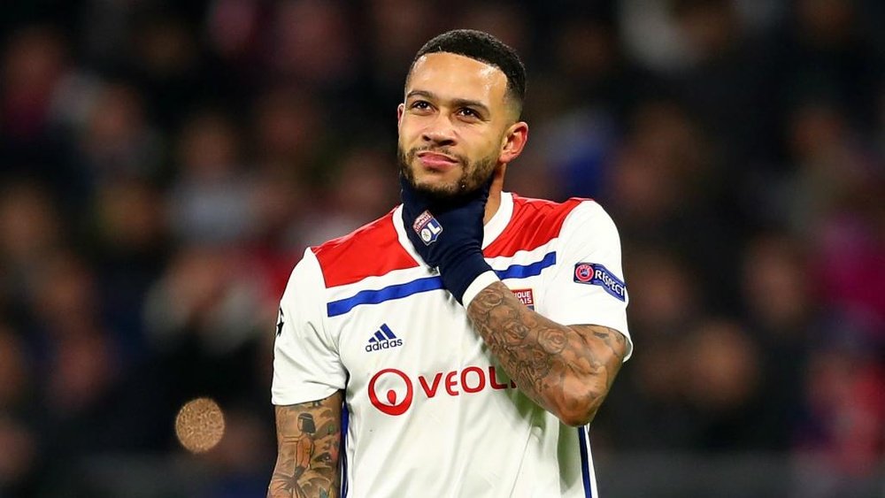 Memphis Depay's future at Lyon is in doubt. GOAL