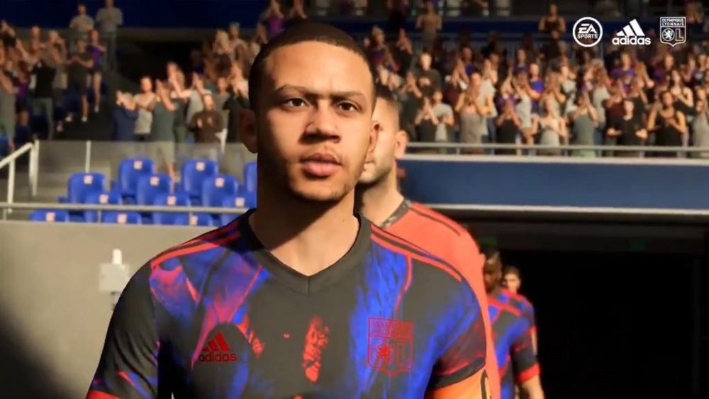 L'OL dévoile son 4e maillot mais uniquement pour FIFA 21. goal
