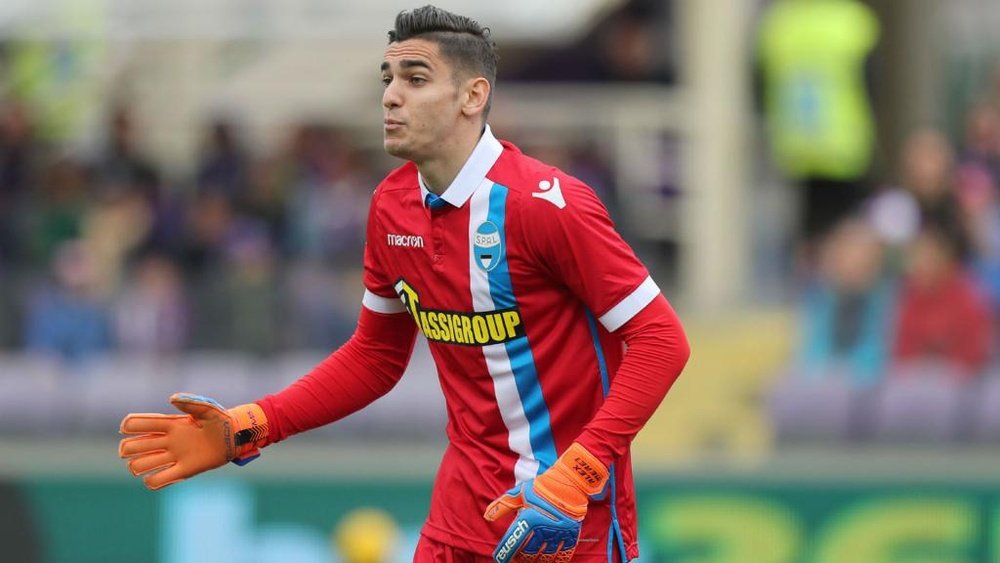 Meret has suffered a broken arm. GOAL