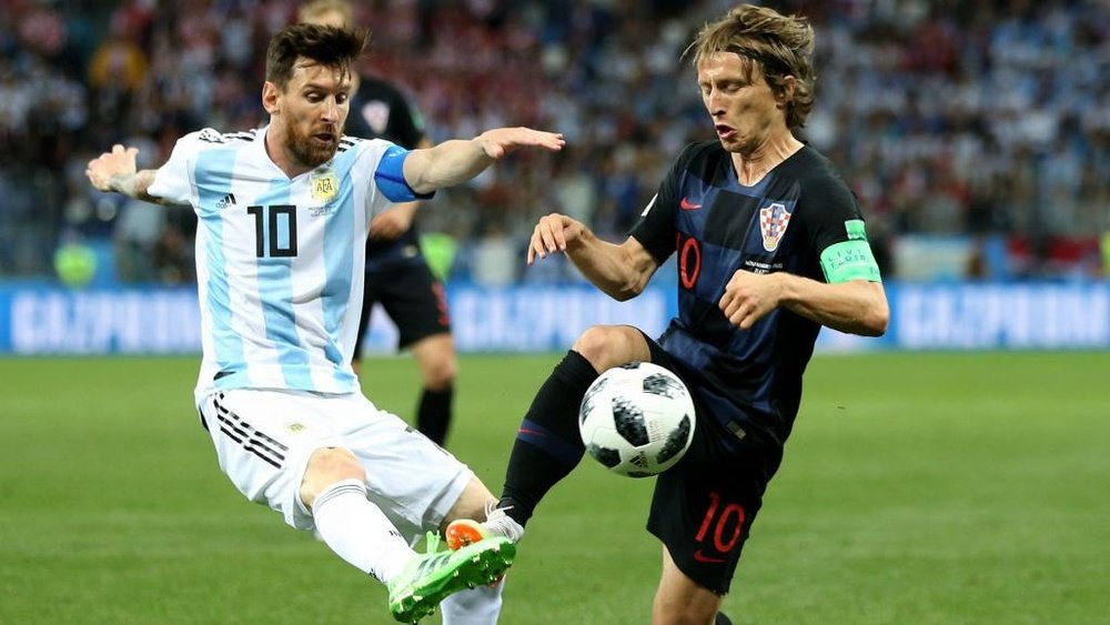 Modric beat Messi to the prize. GOAL