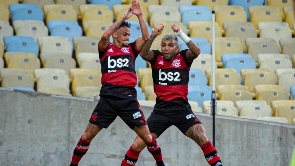 Gabigol anota 1º hat-trick pelo Flamengo
