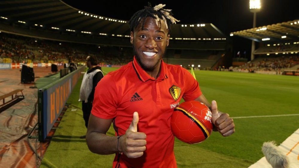 Michy Batshuayi has big shoes to fill after the departure of Pierre-Emerick Aubameyang. GOAL