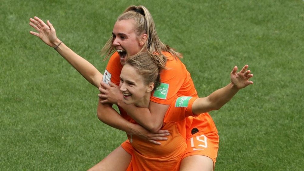 Miedema broke the Netherlands record. GOAL