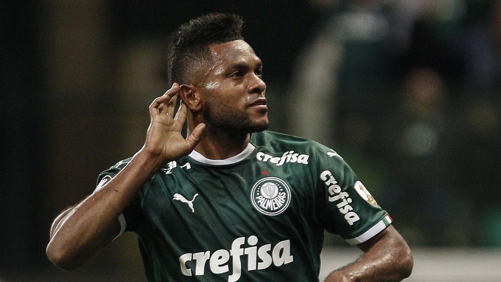 Boca Juniors mira Borja, e Palmeiras quer 4 milhões de dólares. AFP