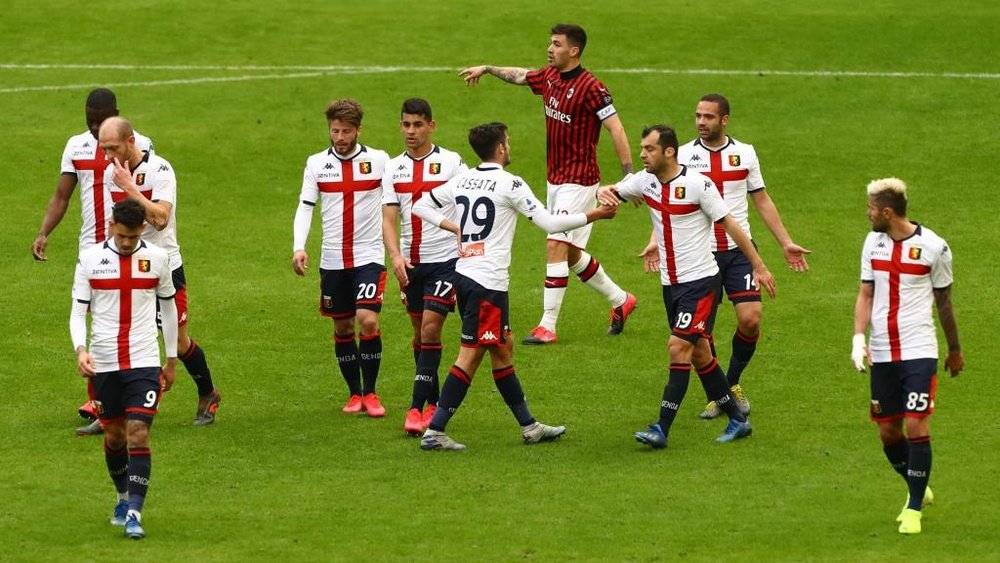 Il Milan cade in casa contro il Genoa. Goal