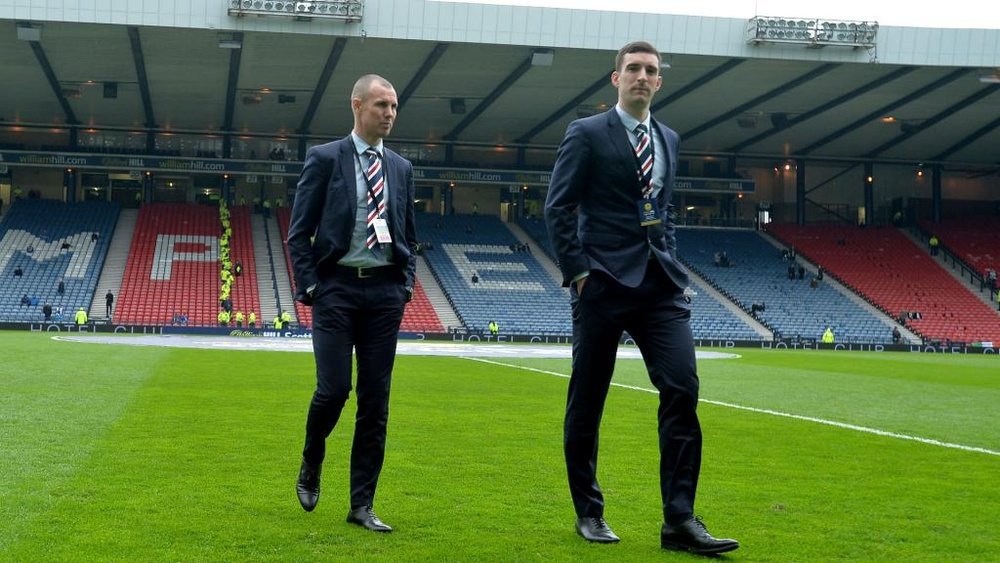 Miller and Wallace have been suspended by Rangers. GOAL