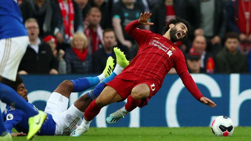 Salah got injured. GOAL