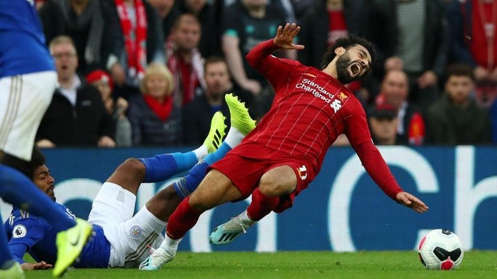 Mohamed Salah avoids serious ankle injury