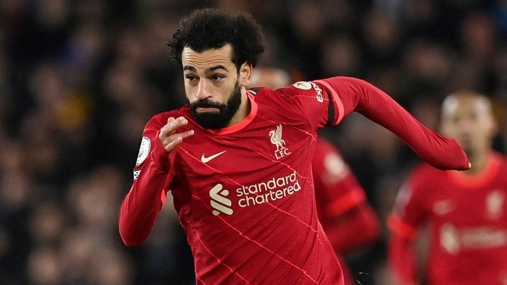 Mohamed Salah, Liverpool 2021-22. DUGOUT