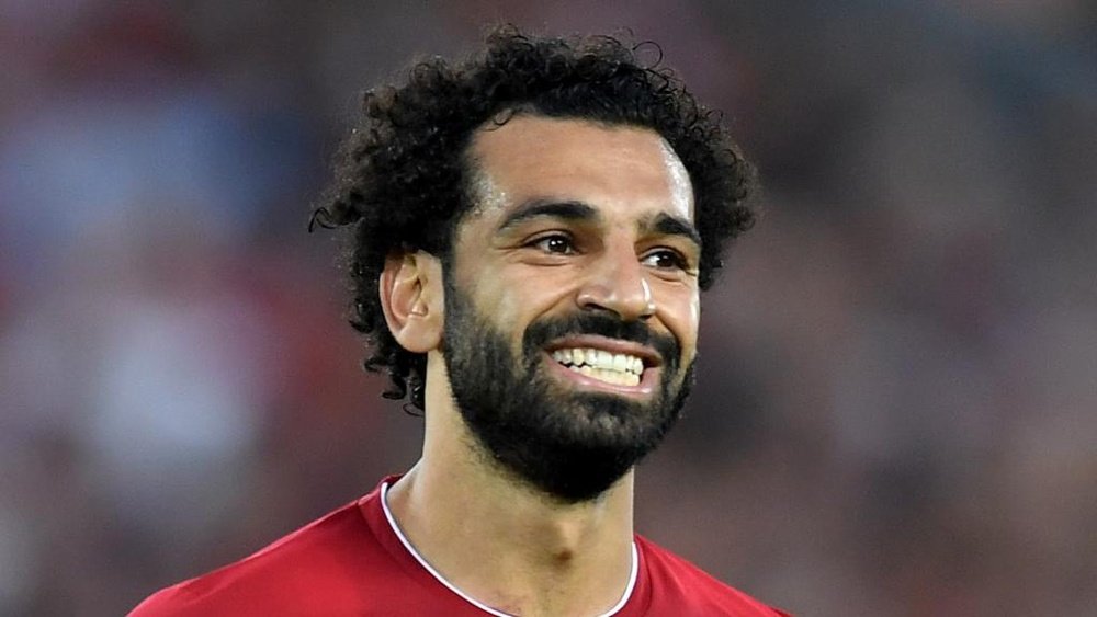 Une légende de Liverpool encourage Salah. AFP