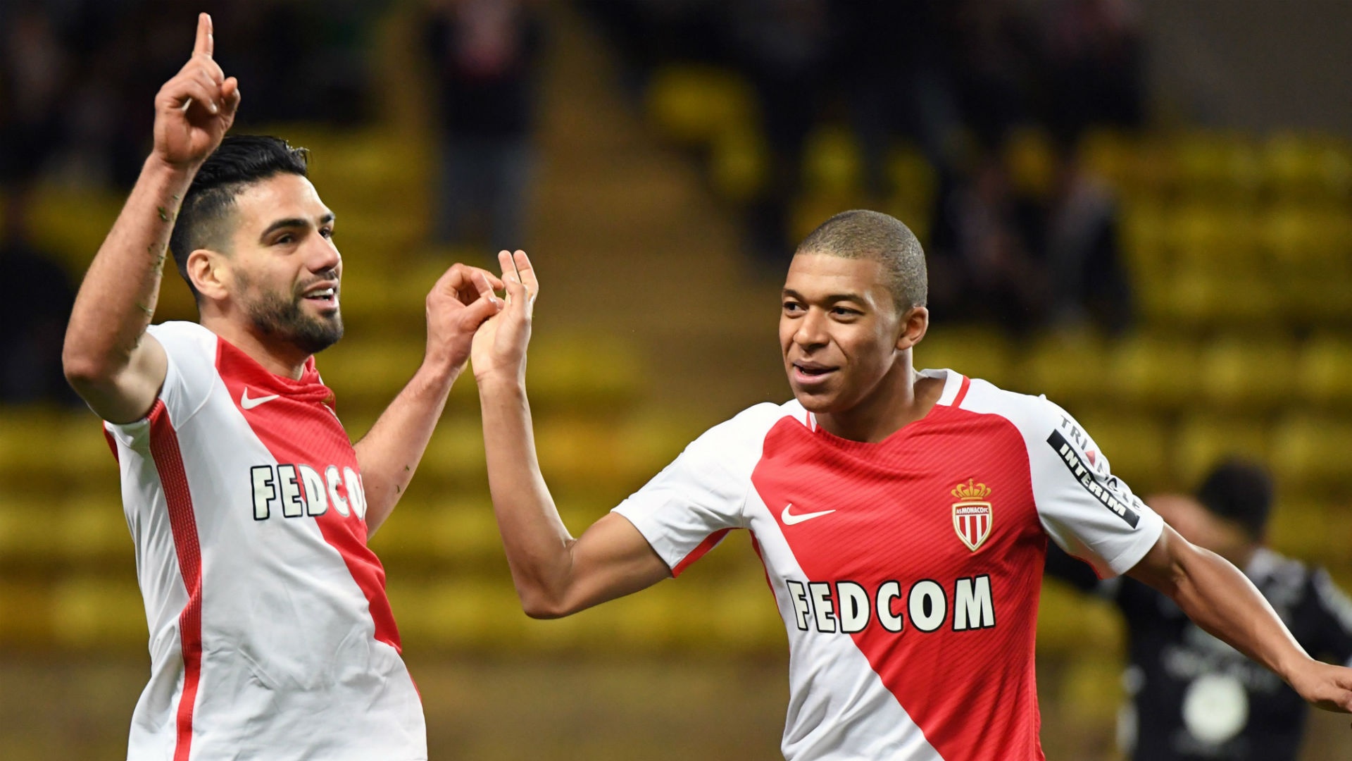 Falcao and 18-year-old Kylian Mbappe. Goal