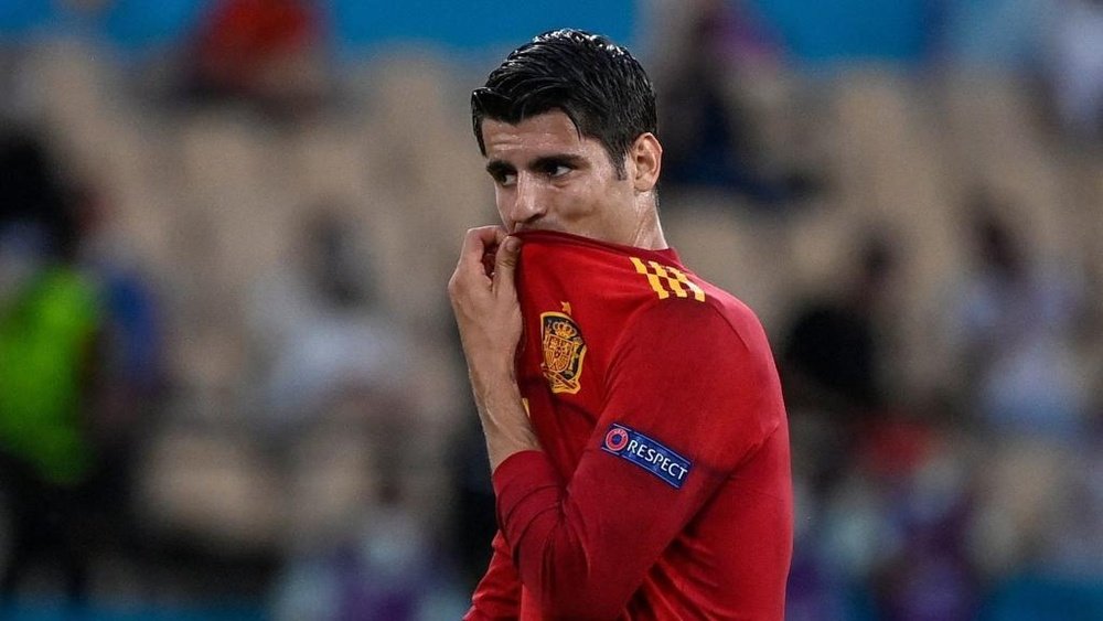 Luis Enrique and Spain players back struggling Morata after boos in Euro 2020 stalemate
