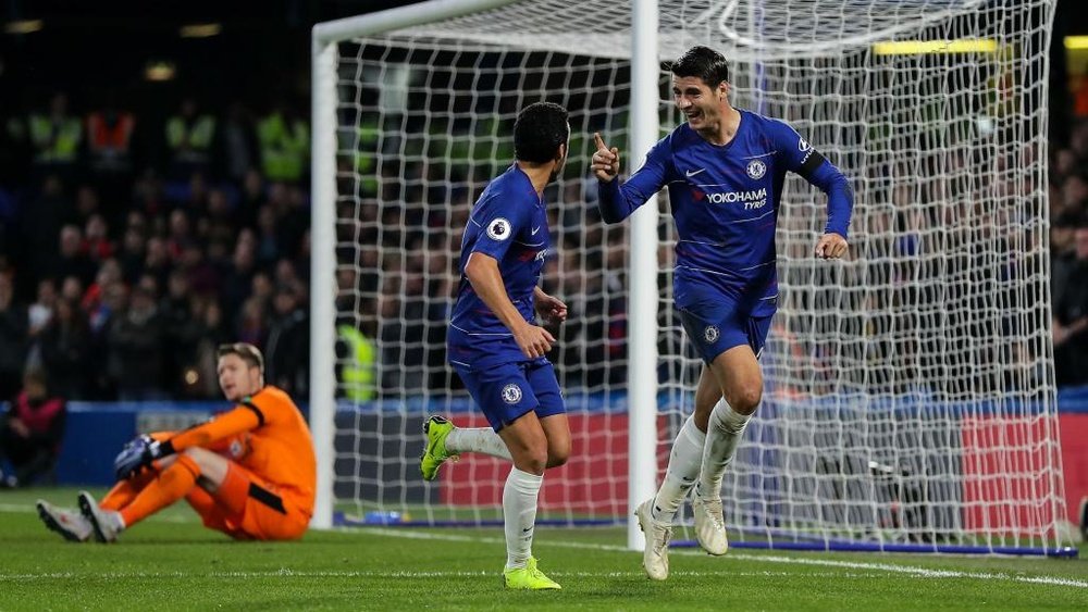Morata is back in goal-scoring form with Chelsea. GOAL