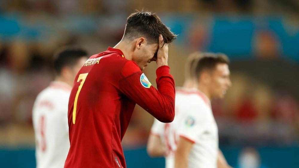 Alvaro Morata has been heavily criticised at Euro 2020. GOAL