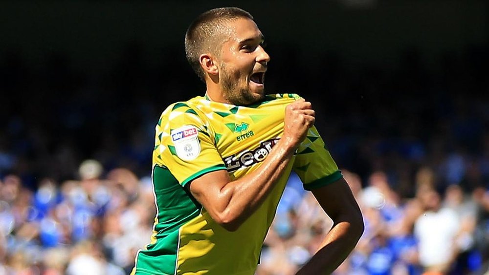 Leitner earned Norwich a point against Ipswich. GOAL