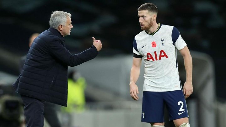Mourinho trains with Spurs six as Doherty tests positive for coronavirus