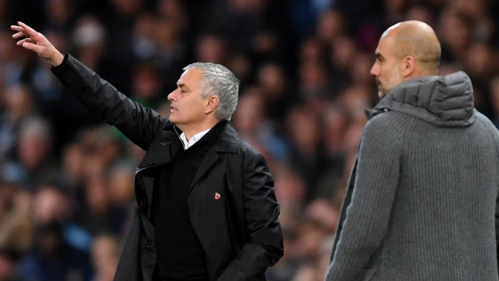 Mourinho and Guardiola will be seeing each other once again on Sunday. GOAL