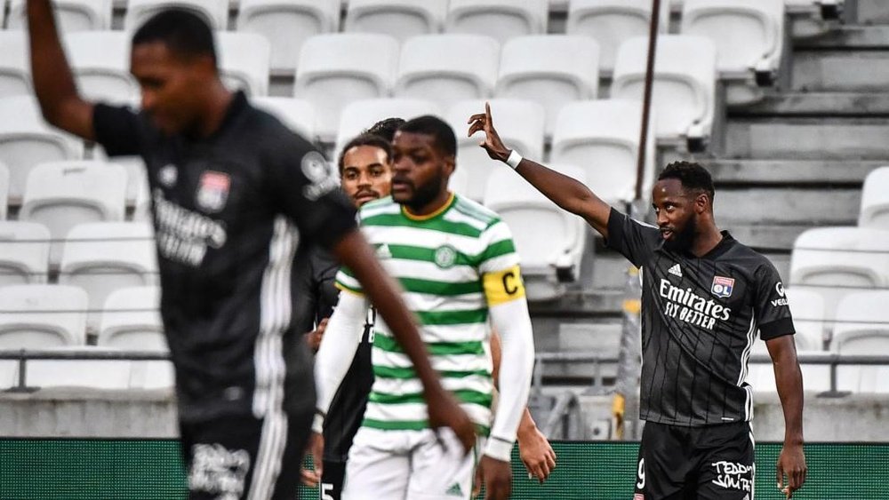 L’OL repart de l’avant face au Celtic. AFP