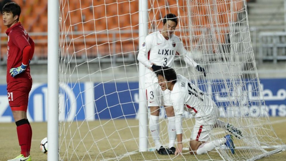 Kanazaki scored a brace. GOAL