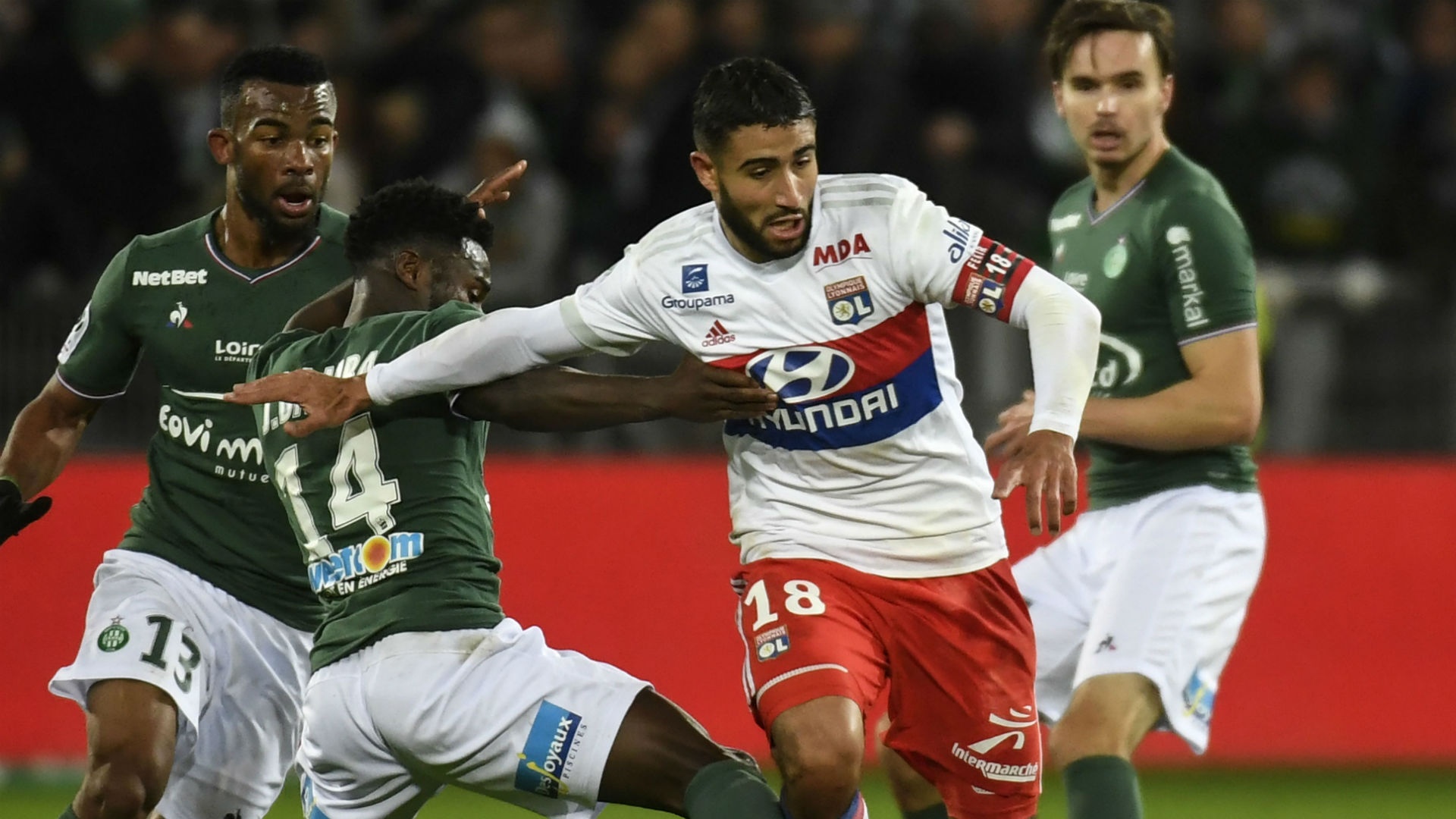 Fekir a célébré son but à la Messi, ça n'a pas plu. Goal