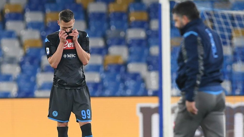 Napoli sconfitto, Gattuso toglie il giorno di riposo: la squadra si allenerà domani
